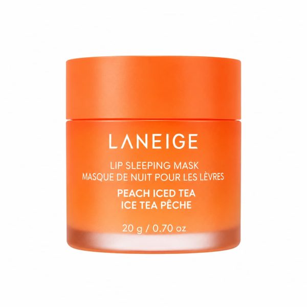 LANEIGE Lip Sleeping Mask (Peach Iced Tea) – naktinė lūpų kaukė, 20 g