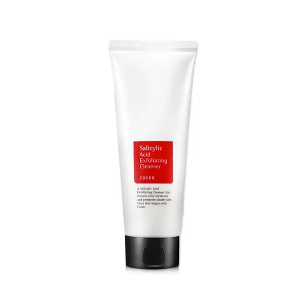 COSRX Salicylic Acid Daily Gentle Cleanser – Švelnus veido prausiklis su salicilo rūgštimi probleminei odai, 150 ml