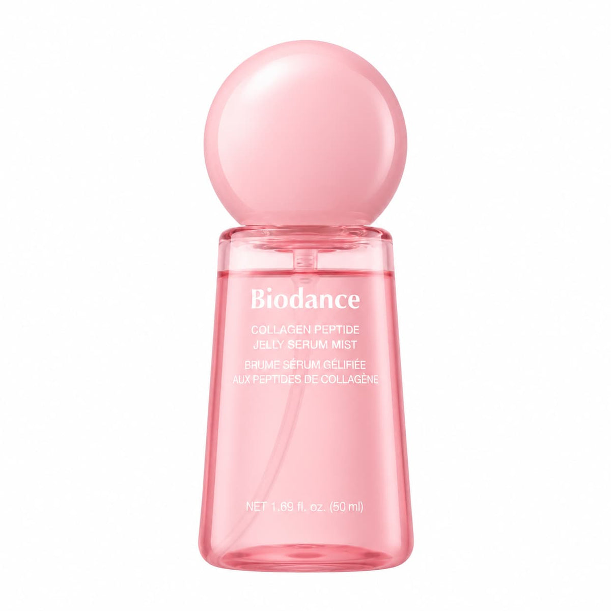 BIODANCE Collagen Peptide Jelly Serum Mist – Drėkinamoji ir stangrinamoji veido dulksna su kolagenu ir peptidais, 50 ml