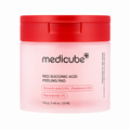 MEDICUBE Red Succinic Acid Peeling Pad – Šveičiamosios veido pagalvėlės su gintaro rūgštimi, 70 vnt. / 155 g