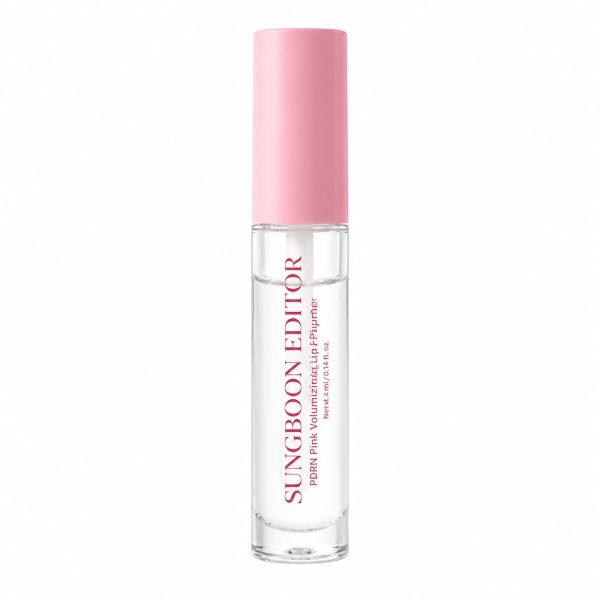 SUNGBOON EDITOR PDRN Pink Vitamin Volumizing Lip Plumper – putlinantis lūpų blizgis, 4 ml