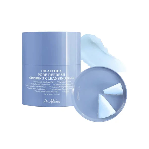 DR. ALTHEA Pore Refresh Grinding Cleansing Balm – Valomasis veido balzamas porų priežiūrai, 50 ml